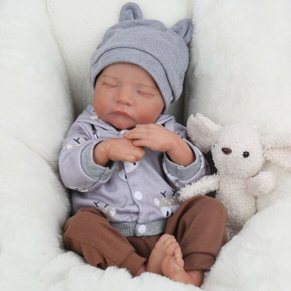 Wooroy Reborn Baby Dolls Boy - 18 Inch Anatomically Correct Doll Realistic Newb - Picture 3 of 6